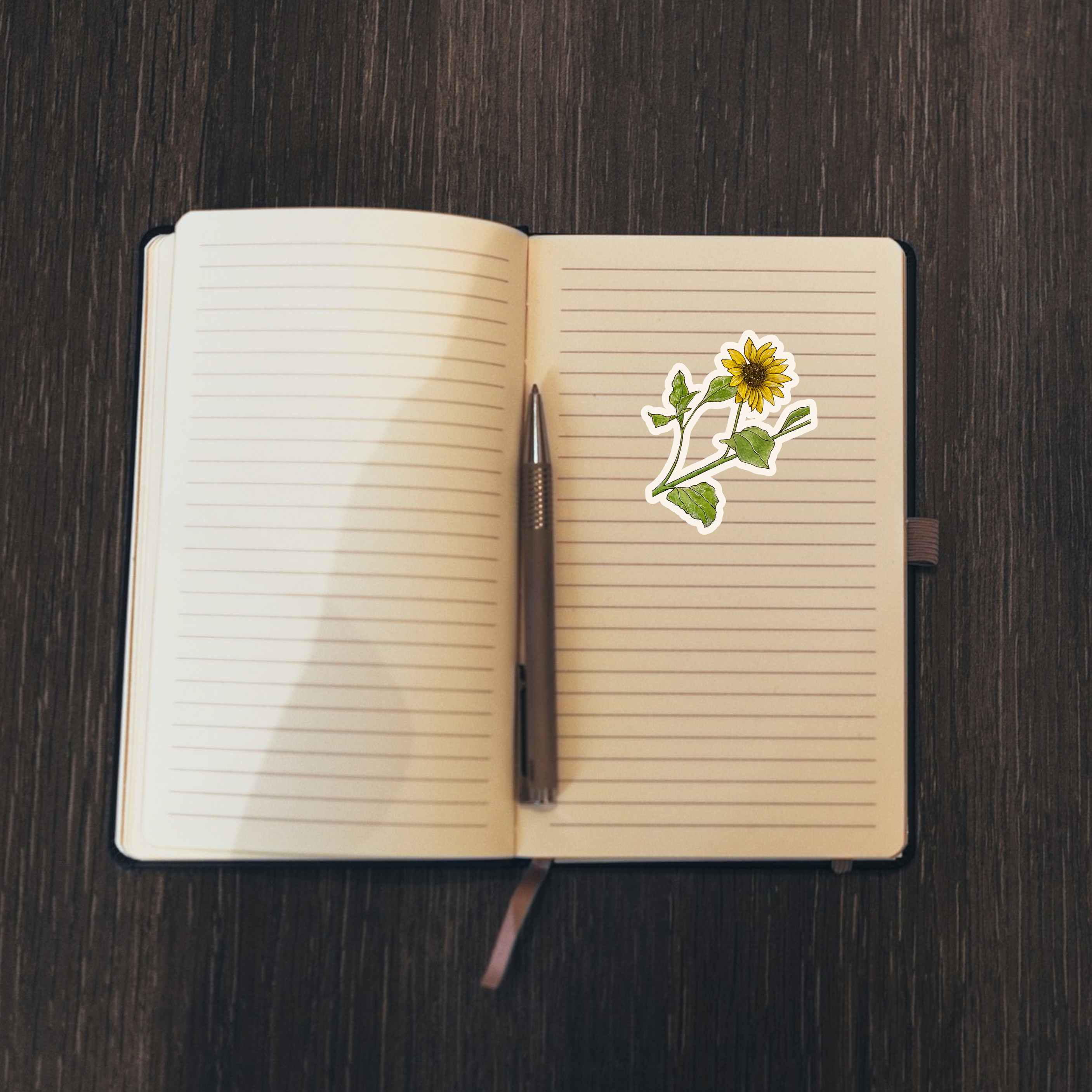 Beach Sunflower Sticker